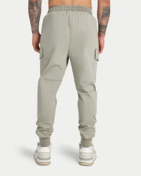 Pantalón cargo utilitario para hombre – gris verdoso