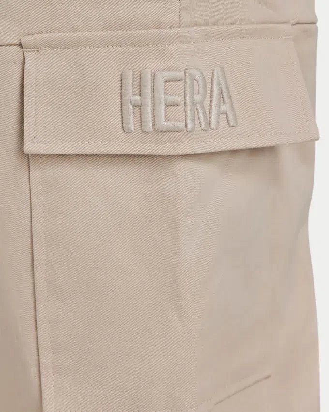 Pantalones cargo para mujer – color avena Pantalones cargo para mujer – color avena