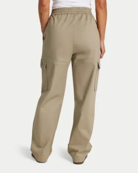 Pantalones cargo para mujer – gris verdoso