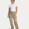 Pantalones cargo para mujer – gris verdoso Pantalones cargo para mujer – gris verdoso