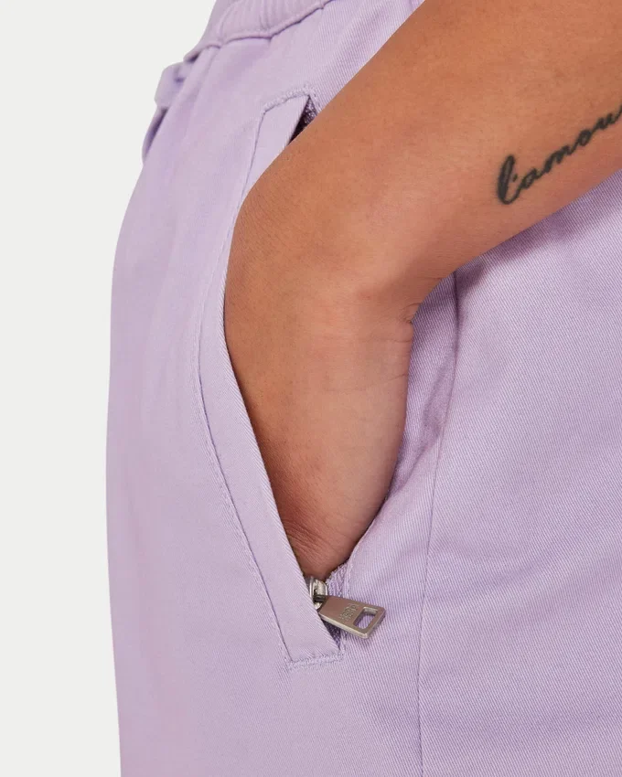 Pantalones cargo para mujer – lila primaveral Pantalones cargo para mujer – lila primaveral