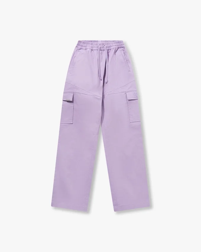 Pantalones cargo para mujer – lila primaveral Pantalones cargo para mujer – lila primaveral