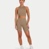 Pantalones cortos Base para mujer – gris verdoso