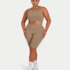 Pantalones cortos Base para mujer – gris verdoso
