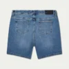 Pantalones cortos de corte ajustado para hombre – azul medio Pantalones cortos de corte ajustado para hombre – azul medio