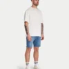 Pantalones cortos de corte ajustado para hombre – azul medio Pantalones cortos de corte ajustado para hombre – azul medio