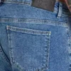 Pantalones cortos de corte ajustado para hombre – azul medio Pantalones cortos de corte ajustado para hombre – azul medio