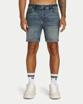 Pantalones cortos de corte ajustado para hombre – Blue Sand
