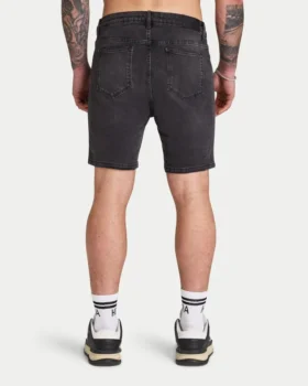 Pantalones cortos de corte ajustado para hombre – gris