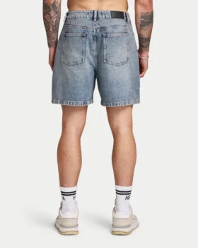 Pantalones cortos de denim holgados para hombre