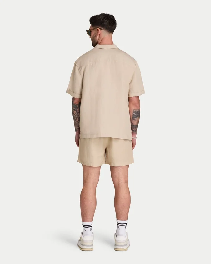 Pantalones cortos de lino para hombre Pantalones cortos de lino para hombre