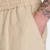 Pantalones cortos de lino para hombre Pantalones cortos de lino para hombre