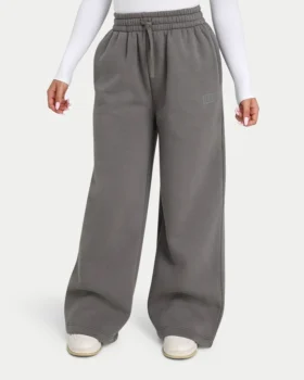 Pantalones de chándal de mujer de corte ancho «Collective» – gris carbón