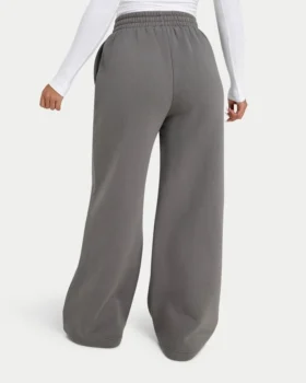 Pantalones de chándal de mujer de corte ancho «Collective» – gris carbón
