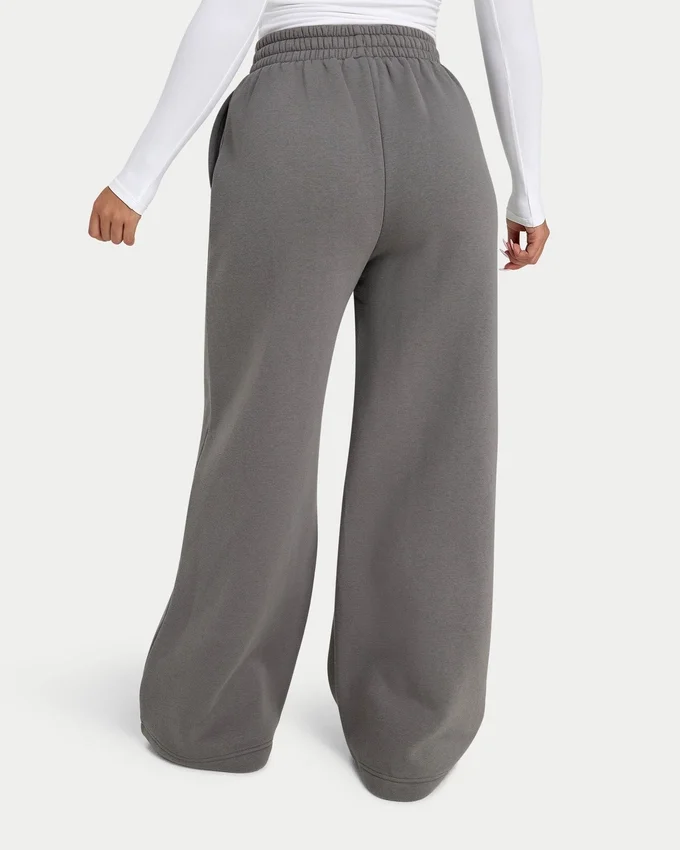 Pantalones de chándal de mujer de corte ancho «Collective» – gris carbón Pantalones de chándal de mujer de corte ancho «Collective» – gris carbón