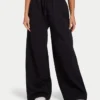 Pantalones de chándal de pierna ancha para mujer «Collective» – negro