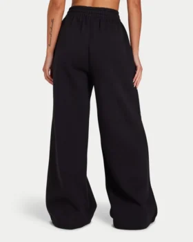 Pantalones de chándal de pierna ancha para mujer «Collective» – negro