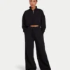 Pantalones de chándal de pierna ancha para mujer «Collective» – negro