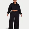 Pantalones de chándal de pierna ancha para mujer «Collective» – negro