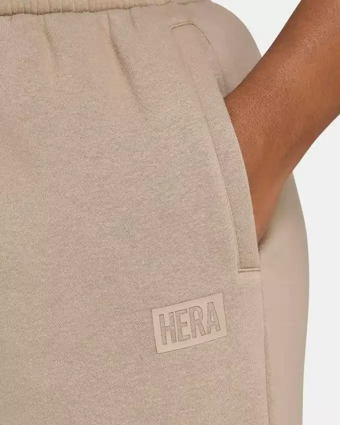Pantalones de chándal de pierna ancha para mujer – moca Pantalones de chándal de pierna ancha para mujer – moca