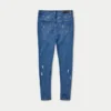 Spray-On vaqueros rotos ajustados para hombre – azul medio