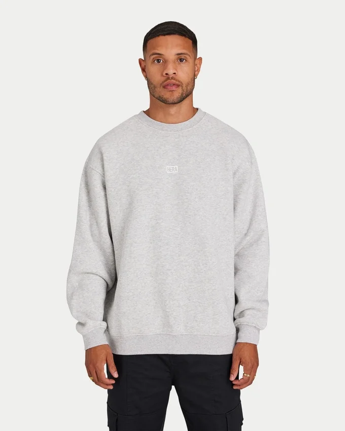 Sudadera «Collective» para hombre – gris jaspeado Sudadera «Collective» para hombre – gris jaspeado