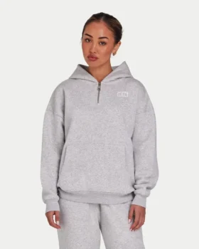 sudadera con capucha collective para mujer gris jaspeado 1 280x350 - Sudadera con capucha &laquo;Collective&raquo; para mujer - gris jaspeado