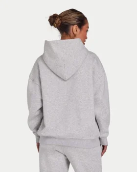 sudadera con capucha collective para mujer gris jaspeado 2 280x350 - Sudadera con capucha &laquo;Collective&raquo; para mujer - gris jaspeado