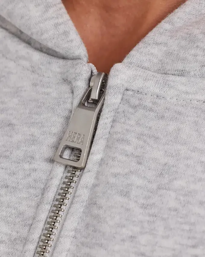 Sudadera con capucha «Collective» para mujer – gris jaspeado Sudadera con capucha «Collective» para mujer – gris jaspeado