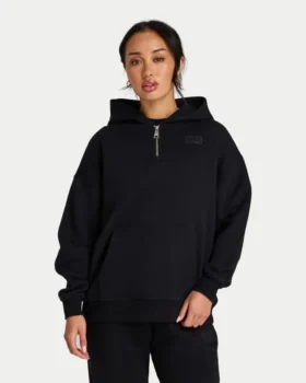 Sudadera con capucha «Collective» para mujer – negra