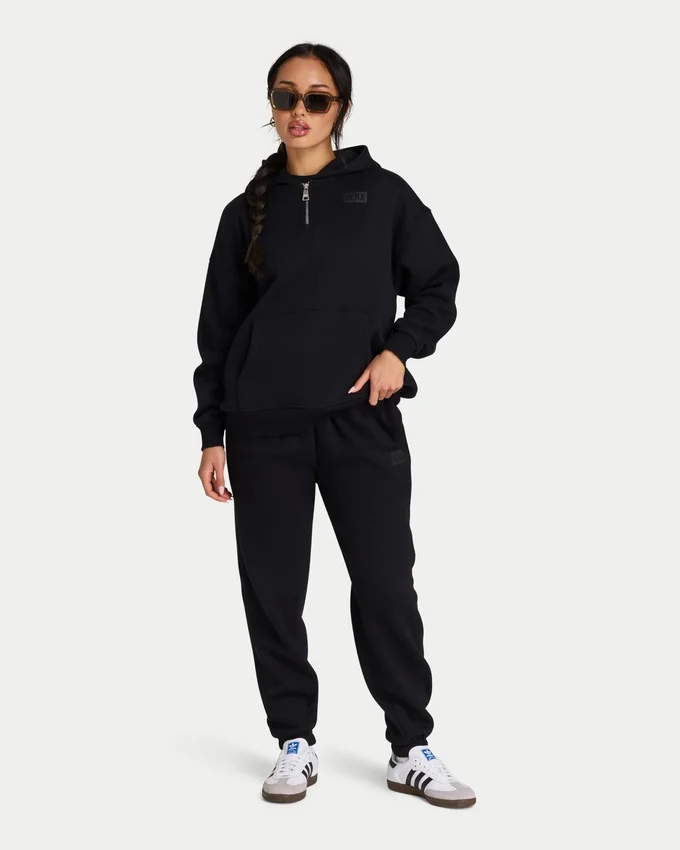 Sudadera con capucha «Collective» para mujer – negra Sudadera con capucha «Collective» para mujer – negra