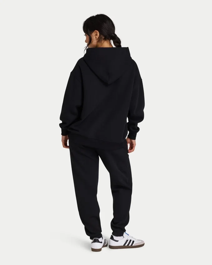 Sudadera con capucha «Collective» para mujer – negra Sudadera con capucha «Collective» para mujer – negra