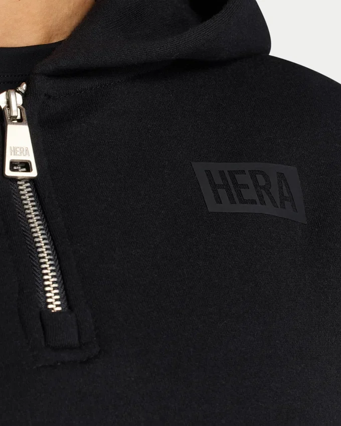 Sudadera con capucha «Collective» para mujer – negra Sudadera con capucha «Collective» para mujer – negra