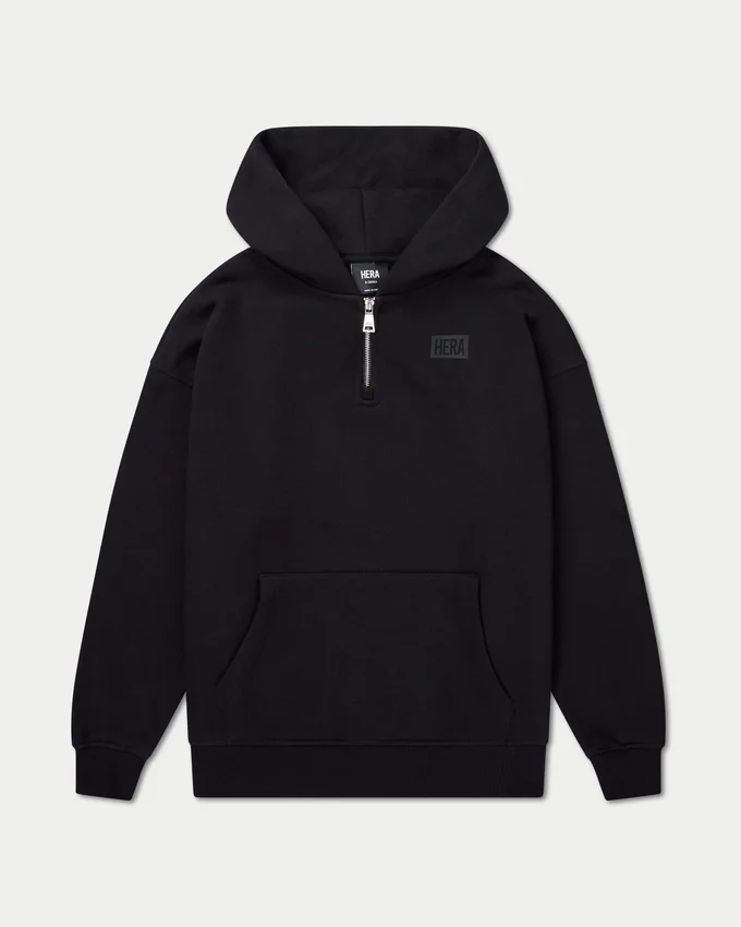 Sudadera con capucha «Collective» para mujer – negra Sudadera con capucha «Collective» para mujer – negra