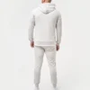 Sudadera con capucha de corte entallado para hombre – gris jaspeado Sudadera con capucha de corte entallado para hombre – gris jaspeado
