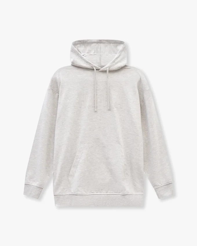 Sudadera con capucha de corte entallado para hombre – gris jaspeado Sudadera con capucha de corte entallado para hombre – gris jaspeado