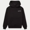 Sudadera con capucha de peso grueso y letras para hombre