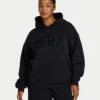 Sudadera con capucha oversize 365 para mujer – negra Sudadera con capucha oversize 365 para mujer – negra