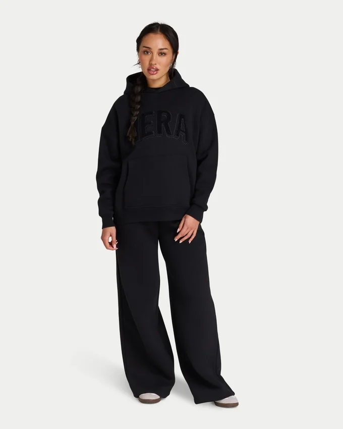 Sudadera con capucha oversize 365 para mujer – negra Sudadera con capucha oversize 365 para mujer – negra
