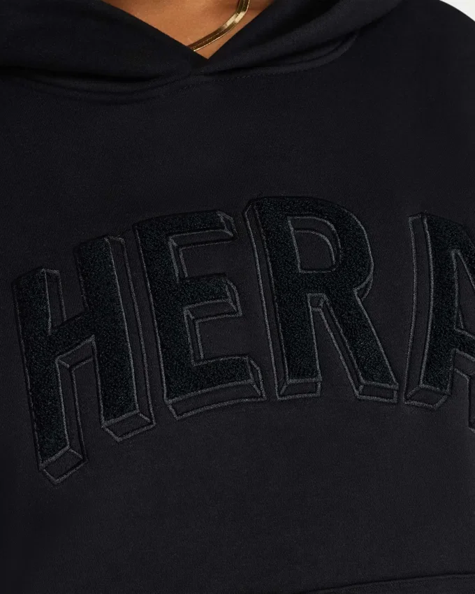 Sudadera con capucha oversize 365 para mujer – negra Sudadera con capucha oversize 365 para mujer – negra