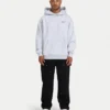 Sudadera con capucha oversize básica para hombre – gris jaspeado Sudadera con capucha oversize básica para hombre – gris jaspeado