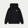 Sudadera con capucha oversize básica para hombre – negra
