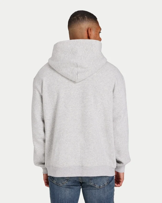 Sudadera con capucha oversize «Collective» para hombre – gris jaspeado Sudadera con capucha oversize «Collective» para hombre – gris jaspeado