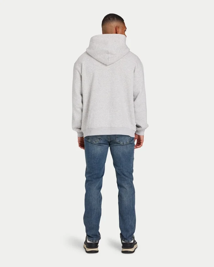 Sudadera con capucha oversize «Collective» para hombre – gris jaspeado Sudadera con capucha oversize «Collective» para hombre – gris jaspeado