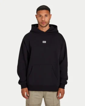 Sudadera con capucha oversize «Collective» para hombre – negra