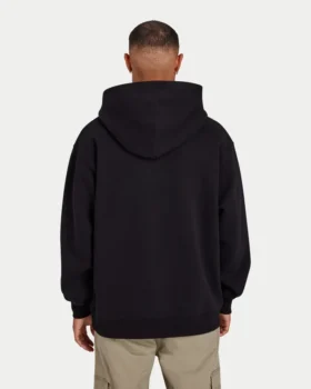 Sudadera con capucha oversize «Collective» para hombre – negra