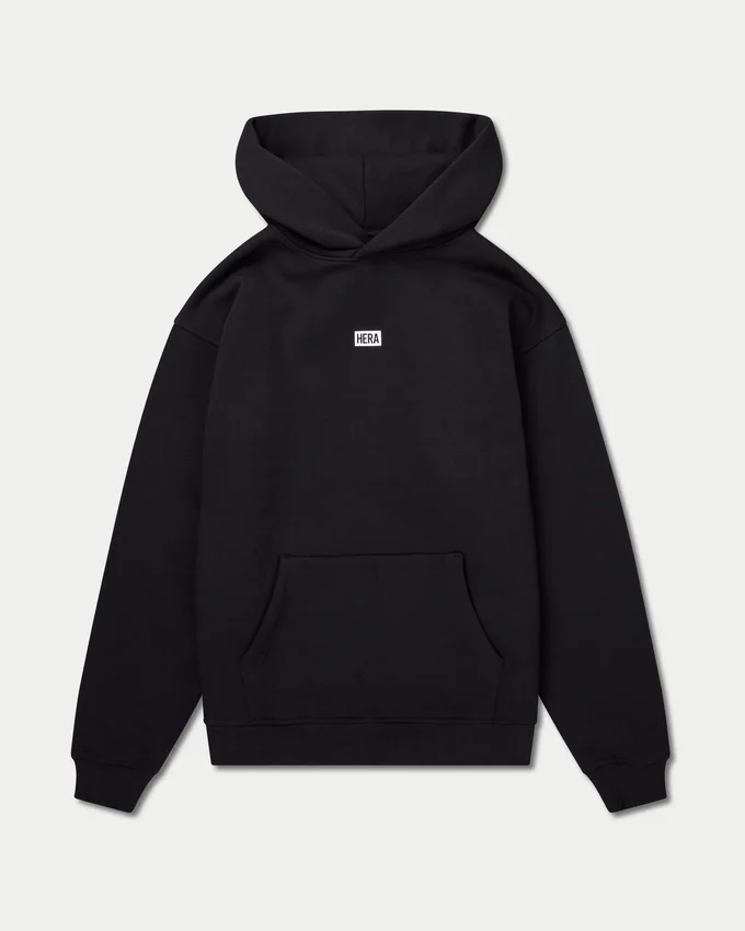 Sudadera con capucha oversize «Collective» para hombre – negra Sudadera con capucha oversize «Collective» para hombre – negra