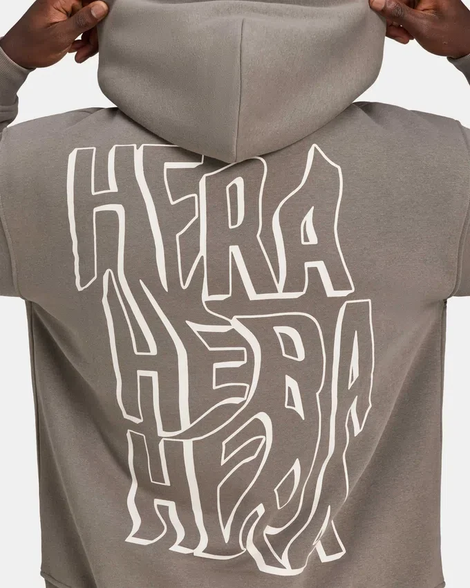Sudadera con capucha oversize de hombre con estampado de grafitis Sudadera con capucha oversize de hombre con estampado de grafitis