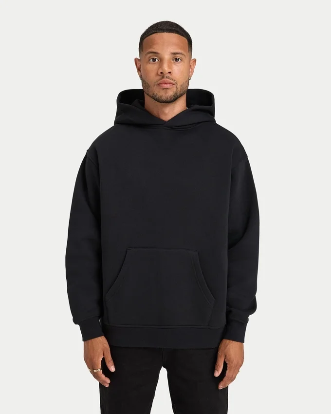 Sudadera con capucha oversize para hombre «Graffiti» – negra Sudadera con capucha oversize para hombre «Graffiti» – negra
