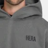 Sudadera con capucha oversize para hombre – gris carbón Sudadera con capucha oversize para hombre – gris carbón